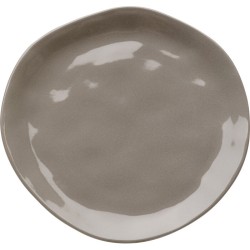 Plate Organic Grey Ø20cm - Γκρι
