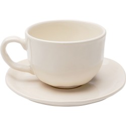 Coffee Cup Organic cream (2/part) - Μπεζ