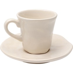 Κούπα Espresso  Organic Κεραμική Μπεζ (2/part) 11.5*11.5*8.5εκ. - Μπεζ