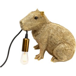 Φωτιστικό Επιτραπέζιο  Capybara Κεραμικό Χρυσό 18.5x27,5x24εκ. - Χρυσό