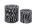 Μπαούλα Wild Animal Zebra (2/Set) Ασπρόμαυρα - Ασπρόμαυρο Μπαούλα Wild Animal Zebra (2/Set) Ασπρόμαυρα - Ασπρόμαυρο