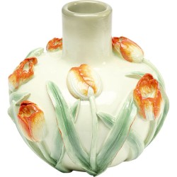 Βάζο Poppies Κεραμικό Πολύχρωμο 29*29*29εκ. - Πολύχρωμο