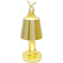 Φωτιστικό Επιτραπέζιο Κήπου Animal Rabbit LED Χρυσό 11*11*29εκ. - Χρυσό