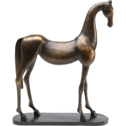 Διακοσμητικά Επιτραπέζια  Modern Horse Κεραμικό Μπρονζέ 34.5*9.8*42εκ. - Μπρονζέ