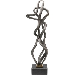Διακοσμητικό Επιτραπέζιο  Ribbon Κεραμικό 27*25*83εκ. - Μπρονζέ