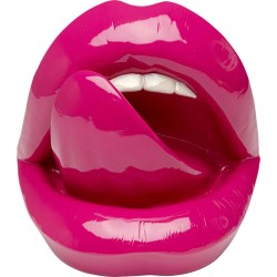 Διακοσμητικό Επιτραπέζιο  Hot Lips Κεραμικό Ροζ 25.5*20*23εκ. - Ροζ