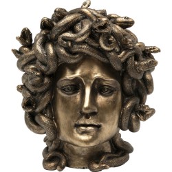 Διακοσμητικό Επιτραπέζιο Medusa Κεραμικό Μπρονζέ 19*17*21εκ. - Μπρονζέ