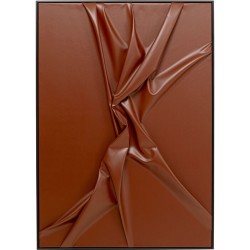 Πίνακας Crincle Knot Καφέ 100*4*140εκ. - Καφέ
