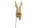 Φωτιστικό Τοίχου  Animal Rabbit Κεραμικό Χρυσό 21*19.5*45.5εκ. - Ροζ