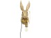 Φωτιστικό Τοίχου  Animal Rabbit Κεραμικό Χρυσό 21*19.5*45.5εκ. - Ροζ