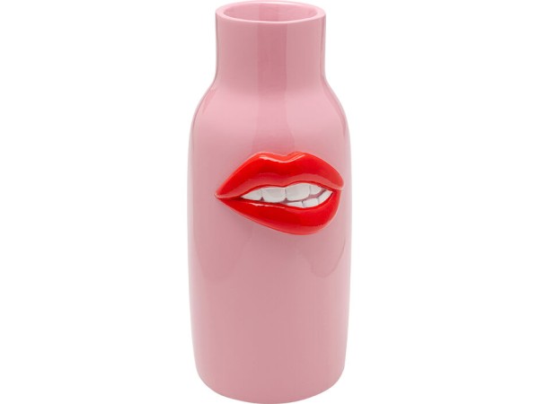 Βάζο Cheeky Lips Neck Κεραμικό Ροζ 13x15x31.5εκ. - Ροζ