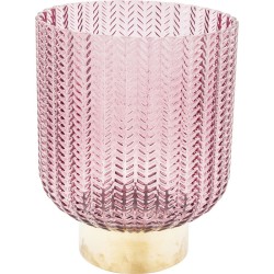 Βάζο Barfly Berry Γυάλινο 20 εκ. 17x17x20εκ - Χρυσό