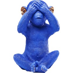 Κουμπαράς Monkey Mizaru Blue (PL)
