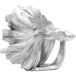 Διακοσμητικό Betta Ψάρι Μικρό Ασημί 33.5x14x36.5 εκ. (PL) 33.5x14x36.5εκ - Ασημί