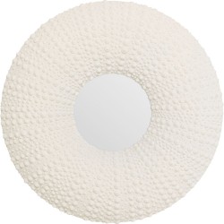 Καθρέφτης Τοίχου Sea Jewellery Κεραμικός Λευκός 110x12x110 εκ. - Λευκό