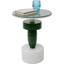 Βοηθητικό Τραπέζι Memphis Green Ø40cm - Πράσινο