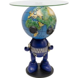 Τραπέζι βοηθητικό  Robot World Κεραμικό Μπλε 40*40*52εκ. - Μπλε