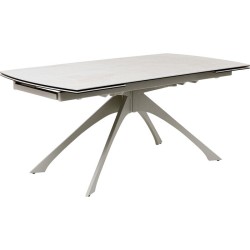 Επεκτεινόμενη Τραπεζαρία Lana Greige 180(40+40)x90x76εκ. - Μπεζ