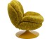 Swivel Armchair Cosy Green - Κίτρινο Swivel Armchair Cosy Green - Κίτρινο