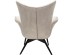 Armchair Tudor Velvet Creme - Μπεζ