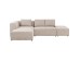 Corner Sofa Infinity Ottomane machiato Left - Γκρι