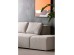 Corner Sofa Infinity Ottomane machiato Left - Γκρι