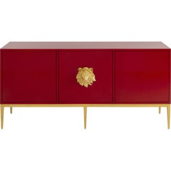 Μπουφές Leone Ξύλο Κόκκινος 160x45x80εκ. - Κόκκινο