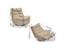 Πολυθρόνα Relax Teddy Blush Μπουκλέ Καφέ 98*96*103εκ. - Καφέ