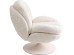 Πολυθρόνα Περιστρεφόμενη  Cosy Ύφασμα Μπεζ 84*89*86εκ. - Μπεζ