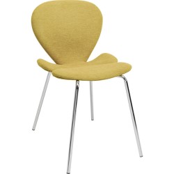 Καρέκλα  Soft Petal Ύφασμα Μουσταρδί 50*59*84.5εκ. - Κίτρινο