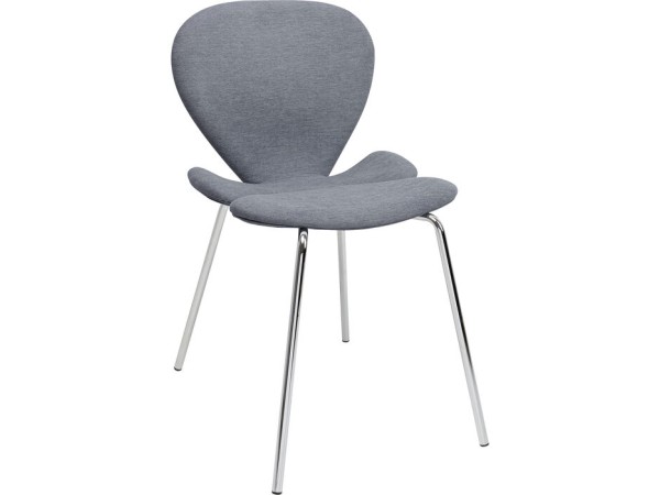 Καρέκλα Soft Petal Ύφασμα Μπλε  50*59*84.5εκ. - Μπλε