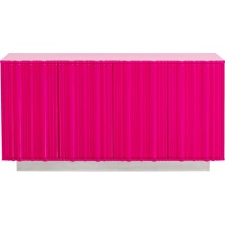 Μπουφές  Stucco Ξύλο Ροζ  152*40*80εκ. - Ροζ