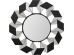 Καθρέφτης Τοίχου Cubes Μεταλλικός Μαύρος 103.5*2*103.5εκ. - Μαύρο