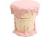Σκαμπό Ice Cream Κεραμικό Ροζ  Ø37cm - Ροζ