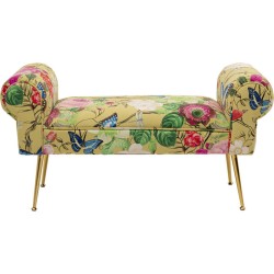 Παγκάκι Wing Flower Fever Ύφασμα Πολύχρωμο 100*35*54εκ. - Πολύχρωμο