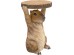 Τραπέζι Βοηθητικό  Animal Capybara 36.5x31.5x51.5εκ. - Καφέ