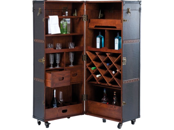 Μπαρ Colonial 60x63x153εκ - Καφέ Μπαρ Colonial 60x63x153εκ - Καφέ