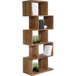 Βιβλιοθήκη Authentico Zick Zack Καφέ 60x150 εκ. 30x60x150εκ - Καφέ