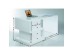 Γραφείο White Club Snake Λευκό 70x150x76εκ - Λευκό