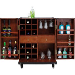 Μπαρ Colonial Trunk Small 66x44.5x83εκ - Μαύρο