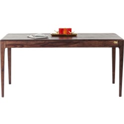 Τραπέζι Brooklyn Walnut  Ξύλο Καφέ 200x100x76εκ - Ξύλο/Ρατταν/Nature