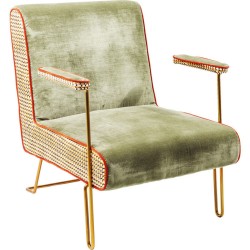 Πολυθρόνα Cocktail  Aunt Betty 75x84x85εκ - Χρυσό