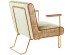 Πολυθρόνα Cocktail Aunt Betty 75x84x85εκ - Χρυσό Πολυθρόνα Cocktail Aunt Betty 75x84x85εκ - Χρυσό