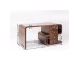 Γραφείο Soft Snake Walnut Καφέ 150x70x76εκ - Ξύλο/Ρατταν/Nature Γραφείο Soft Snake Walnut Καφέ 150x70x76εκ - Ξύλο/Ρατταν/Nature