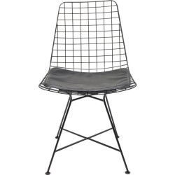 Καρέκλα Grid Μαύρη 47,5x54x85,5 εκ - Μαύρο