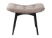 Σκαμπό Vicky Velvet Γκρι 59x37 εκ. 59x37x48εκ - Γκρι