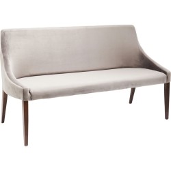 Παγκάκι Black Mode without AR Velvet Grey 164x62x88εκ