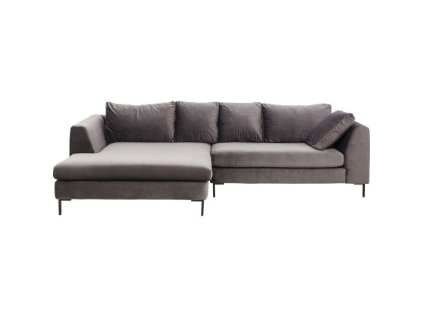 Καναπές Γωνία Black Gianna Velvet Αριστερός Γκρι 290x160x68εκ - Γκρι Καναπές Γωνία Black Gianna Velvet Αριστερός Γκρι 290x160x68εκ - Γκρι
