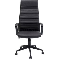 Καρέκλα Γραφείου Labora High Δερματίνη Μαύρη 58x56x127.5εκ - Μαύρο
