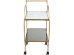 Τρόλεϊ Μπαρ Loft Μπρονζέ 74x39.5 εκ. 74x39.5x85εκ